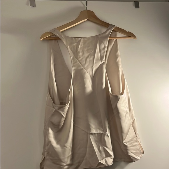 H&M Champagne Beige Tank Top Blouse - Picture 3 of 3